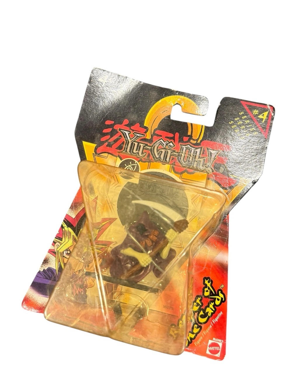 Vintage Yu-Gi-Oh! Mattel Reaper 2002 NIB #4 collectible figurine holo tile